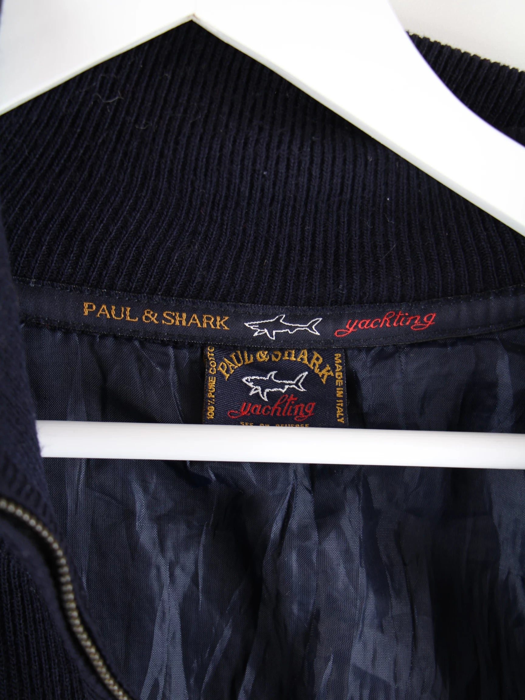 Paul & Shark Strickjacke Blau XL – Etikett