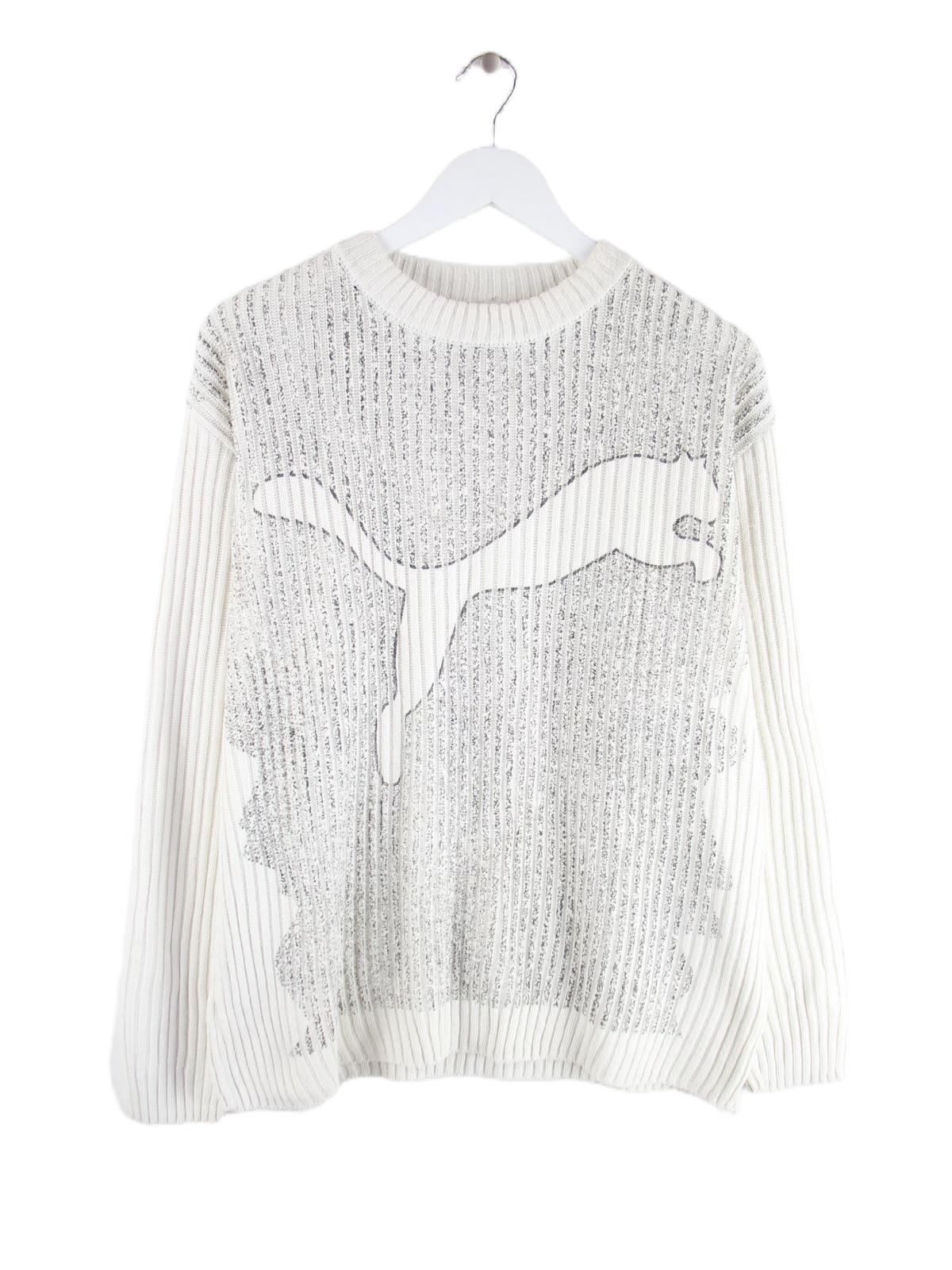 Puma Pullover Weiß L – Vorderseite