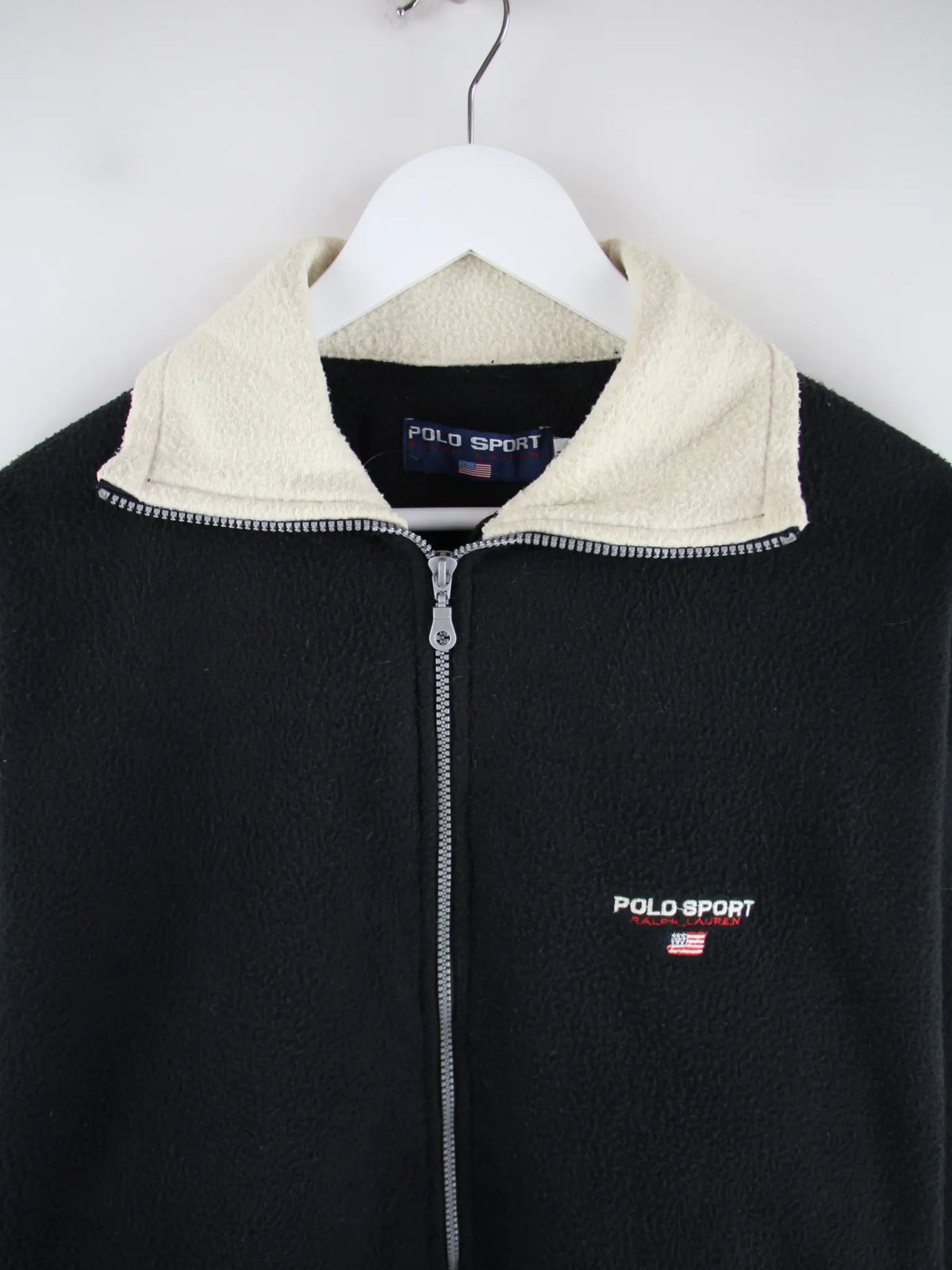 Ralph Lauren Fleece Schwarz XL – Detailbild 1
