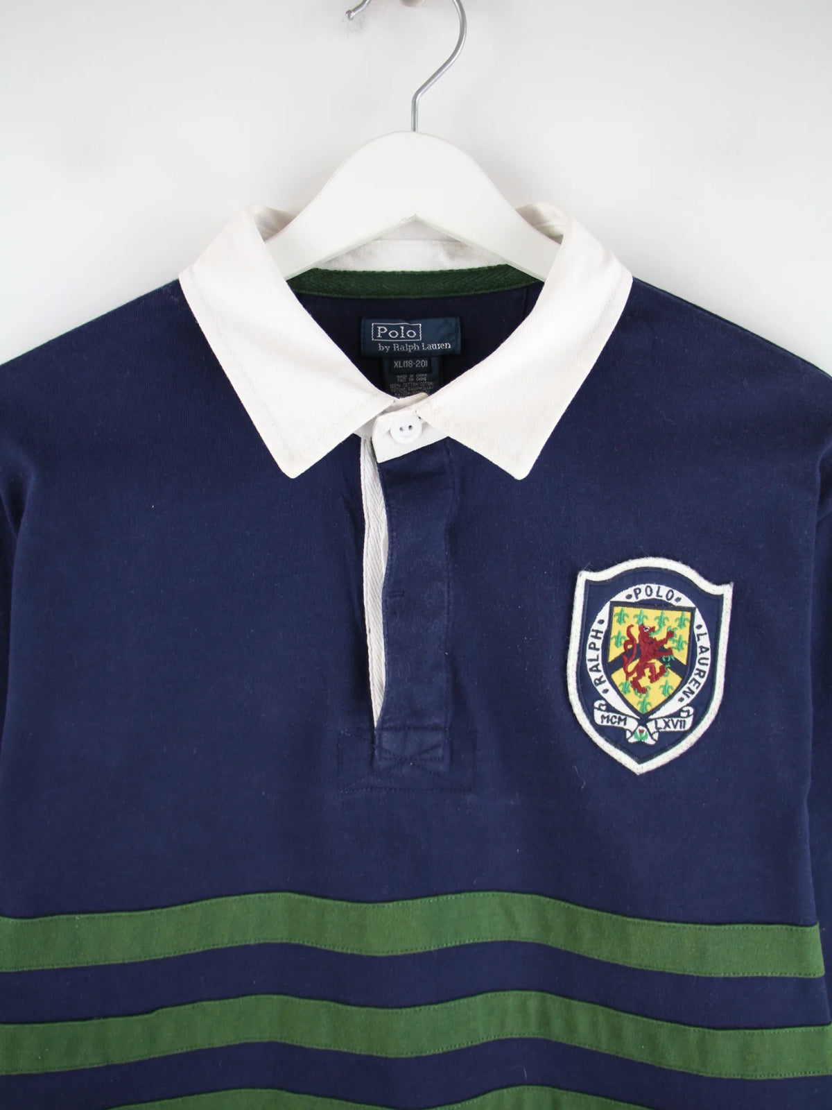 Ralph Lauren Polo Blau L – Detailansicht Vorderseite