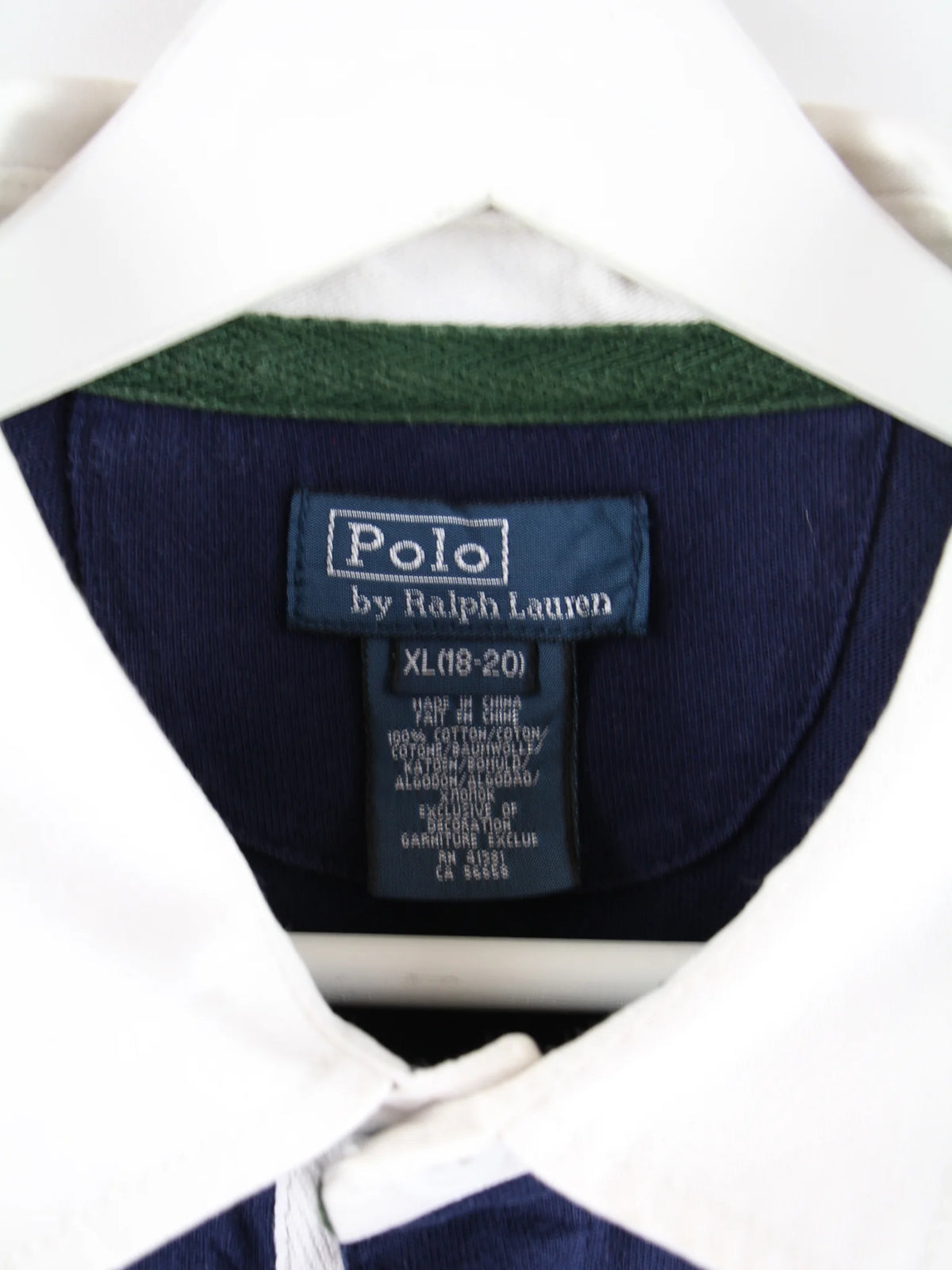 Ralph Lauren Polo Blau L – Etikett