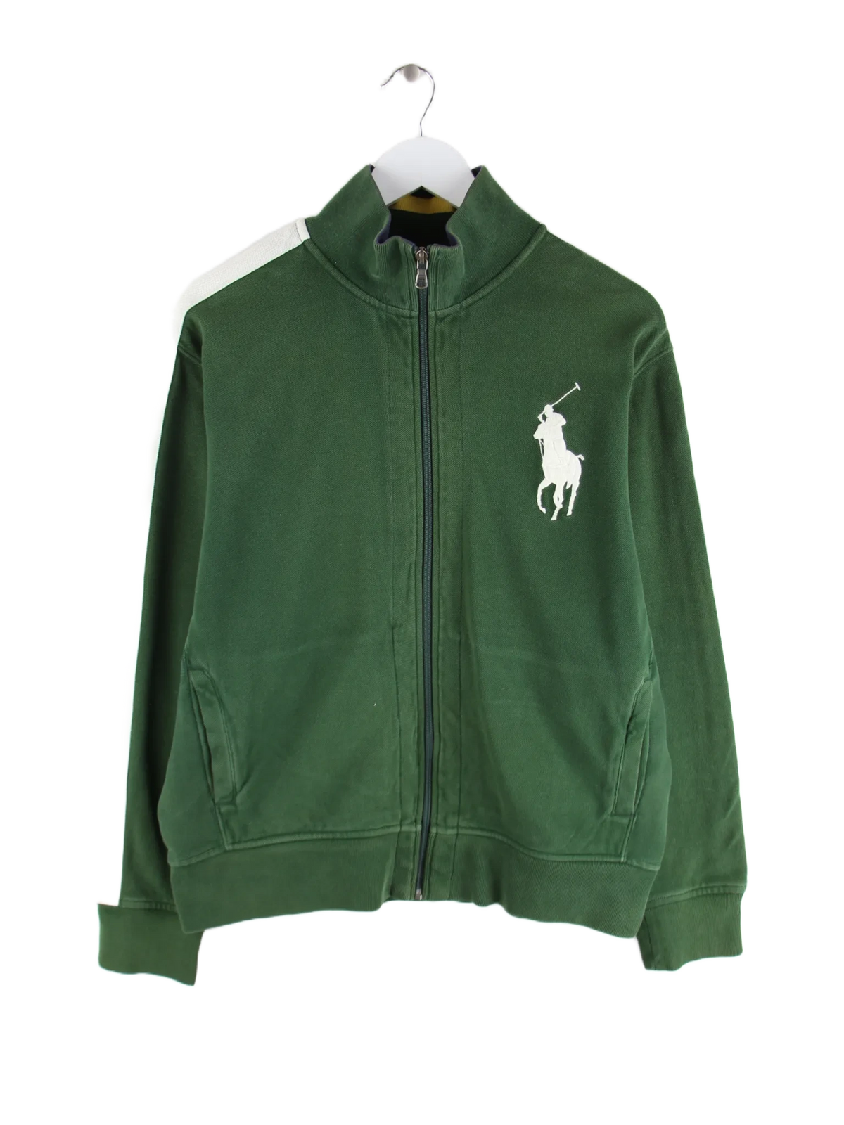 Ralph Lauren Sweatjacke Grün L – Vorderseite