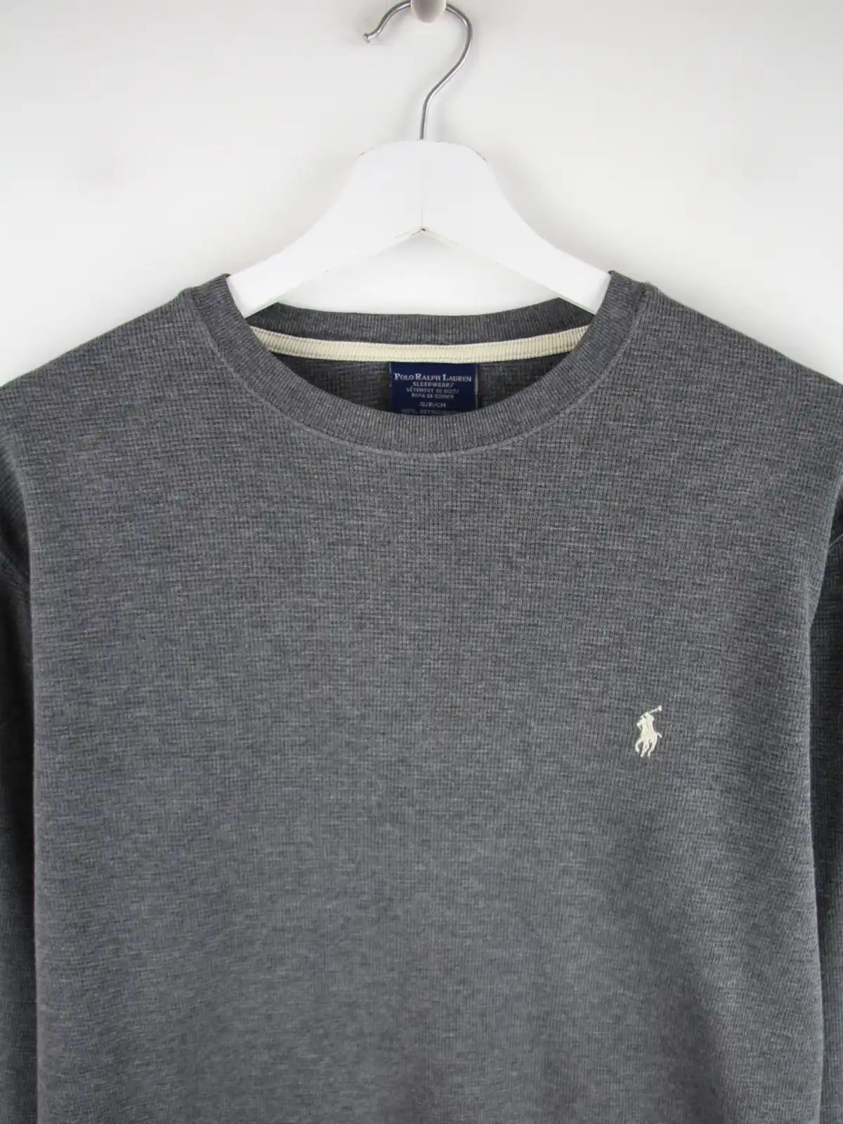 Ralph Lauren Sweatshirt Grau S – Detailansicht Vorderseite