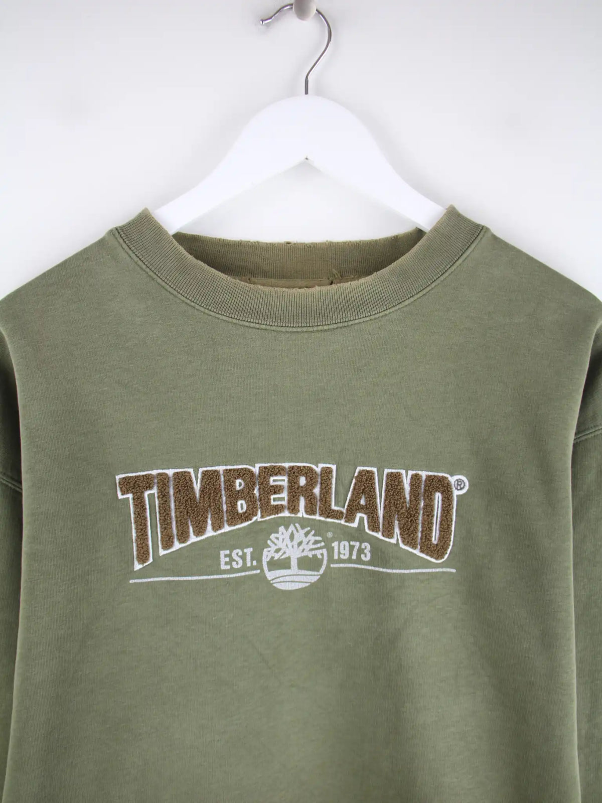 Timberland Sweater Grün L – Detailansicht Vorderseite