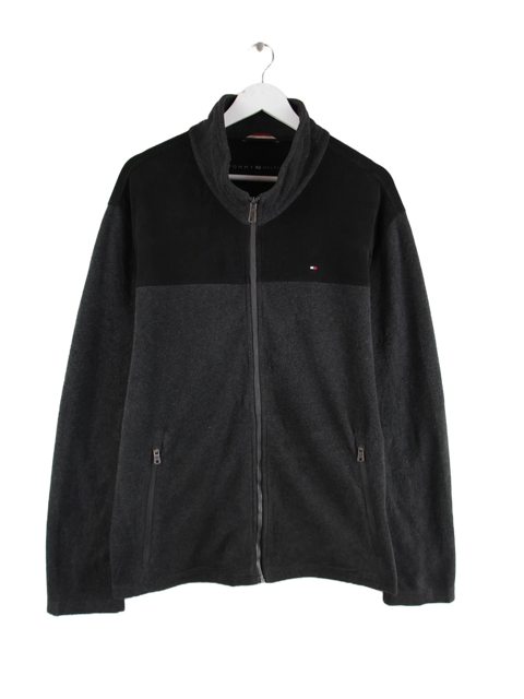 Tommy Hilfiger Fleece Grau XL – Vorderseite