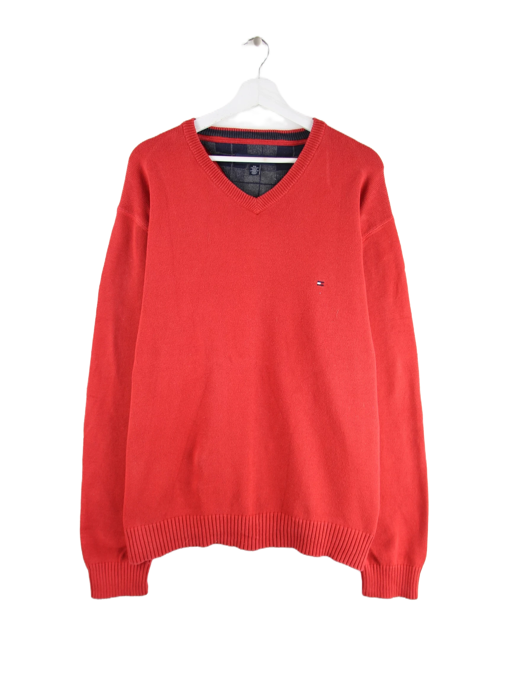 Tommy Hilfiger Pullover Rot XXL – Vorderseite