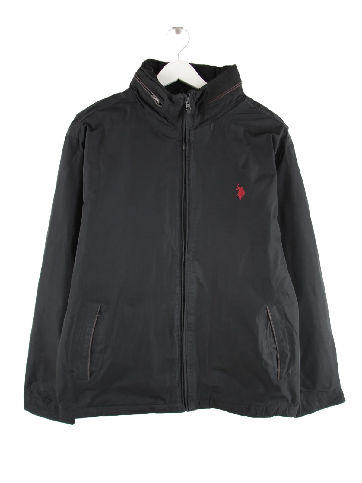U.S. Polo ASSN. Leichte Jacke Schwarz XL – Vorderseite