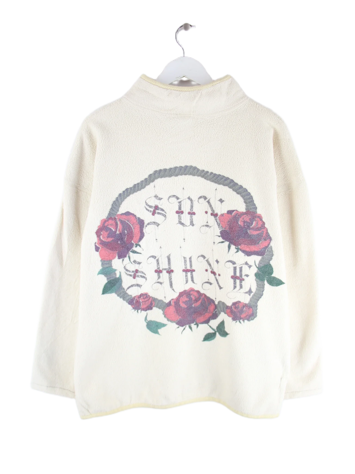 Vintage Fleece Beige M – Rückseite