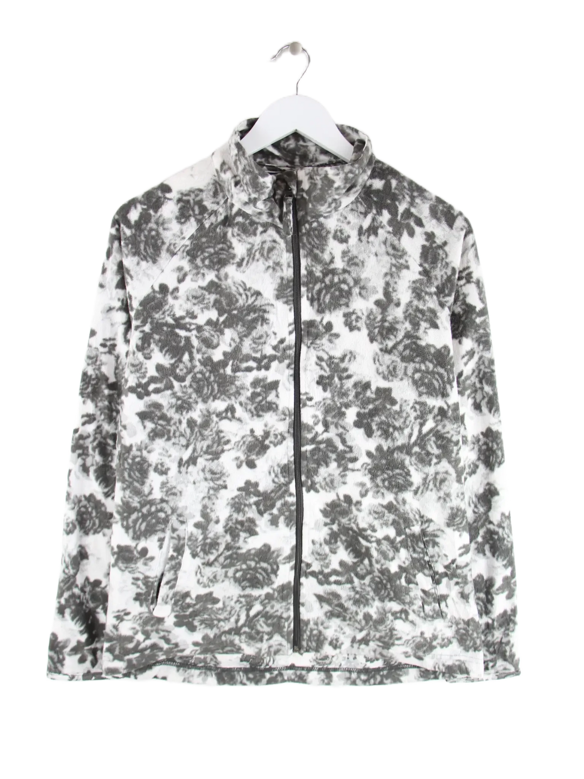 Vintage Fleece Grau L – Vorderseite