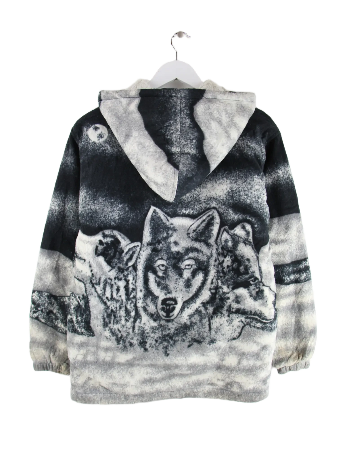 Vintage Fleece Mehrfarbig S – Rückseite
