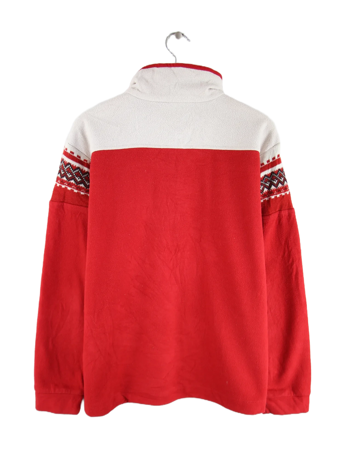 Vintage Fleece Rot L – Rückseite