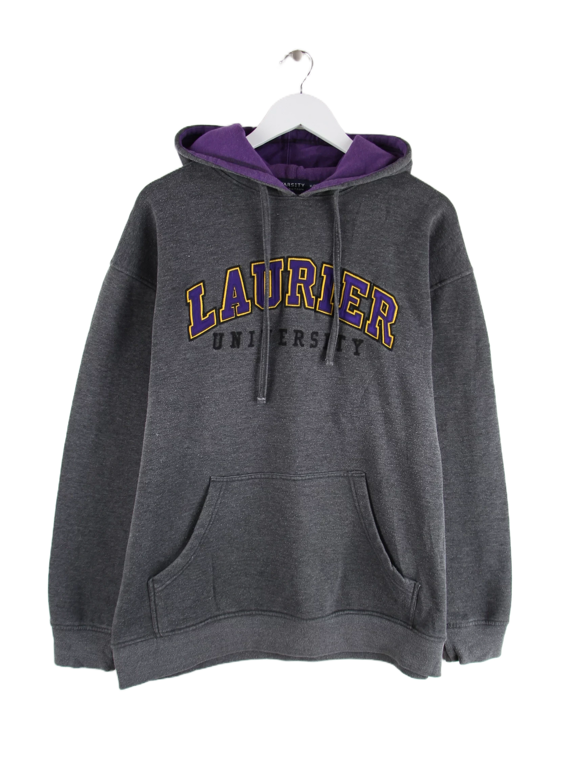 Vintage Hoodie Grau XL – Vorderseite
