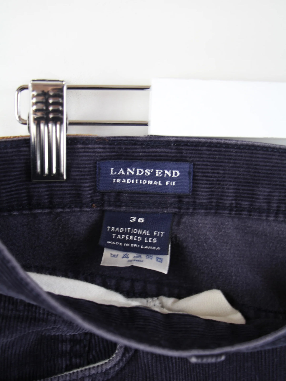 Vintage Hose Blau – Detailansicht Vorderseite