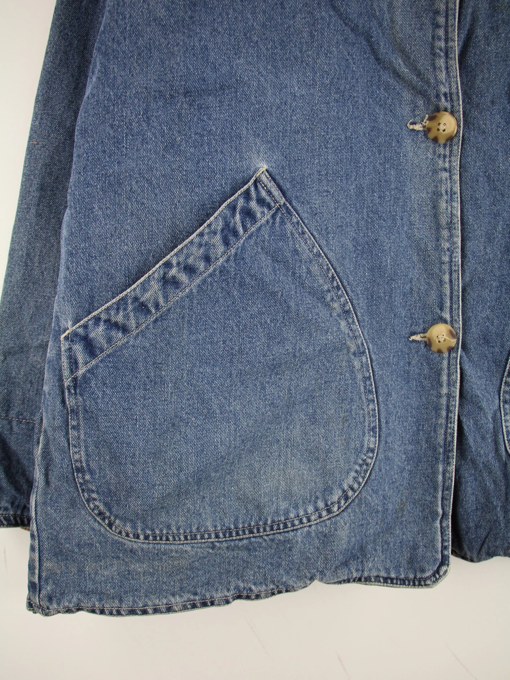 Vintage Jacke Blau L – Detailbild 2