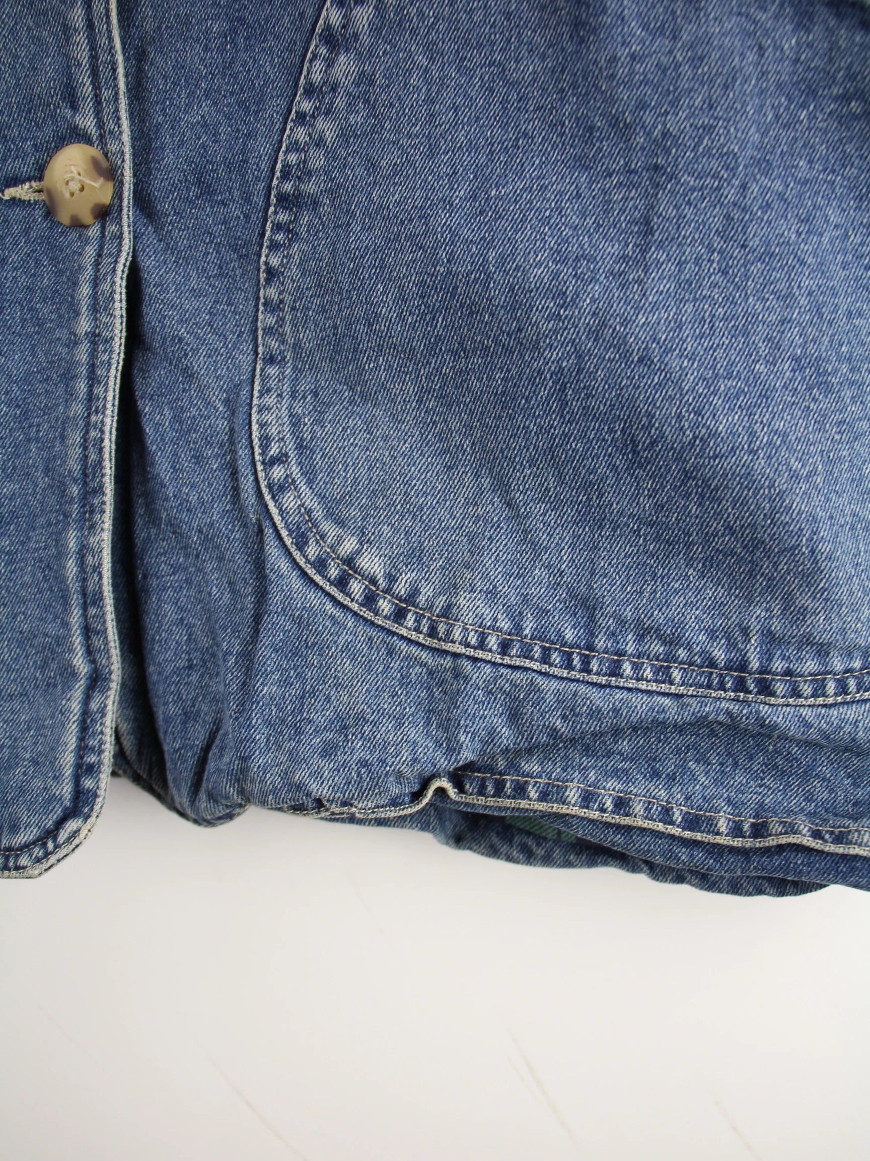 Vintage Jacke Blau L – Detailbild 3
