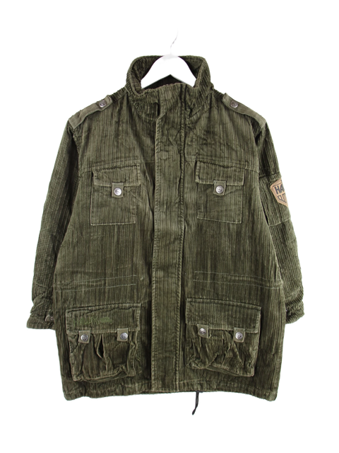 Vintage Jacke Olive XS – Vorderseite