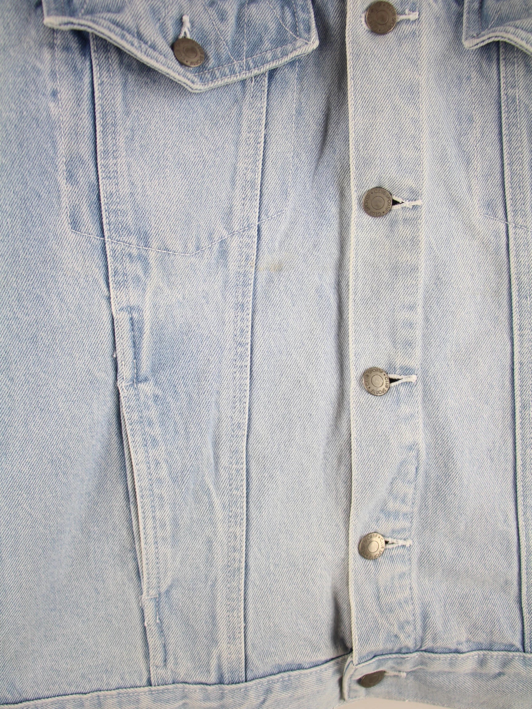 Vintage Jeansjacke Blau L – Detailbild 1
