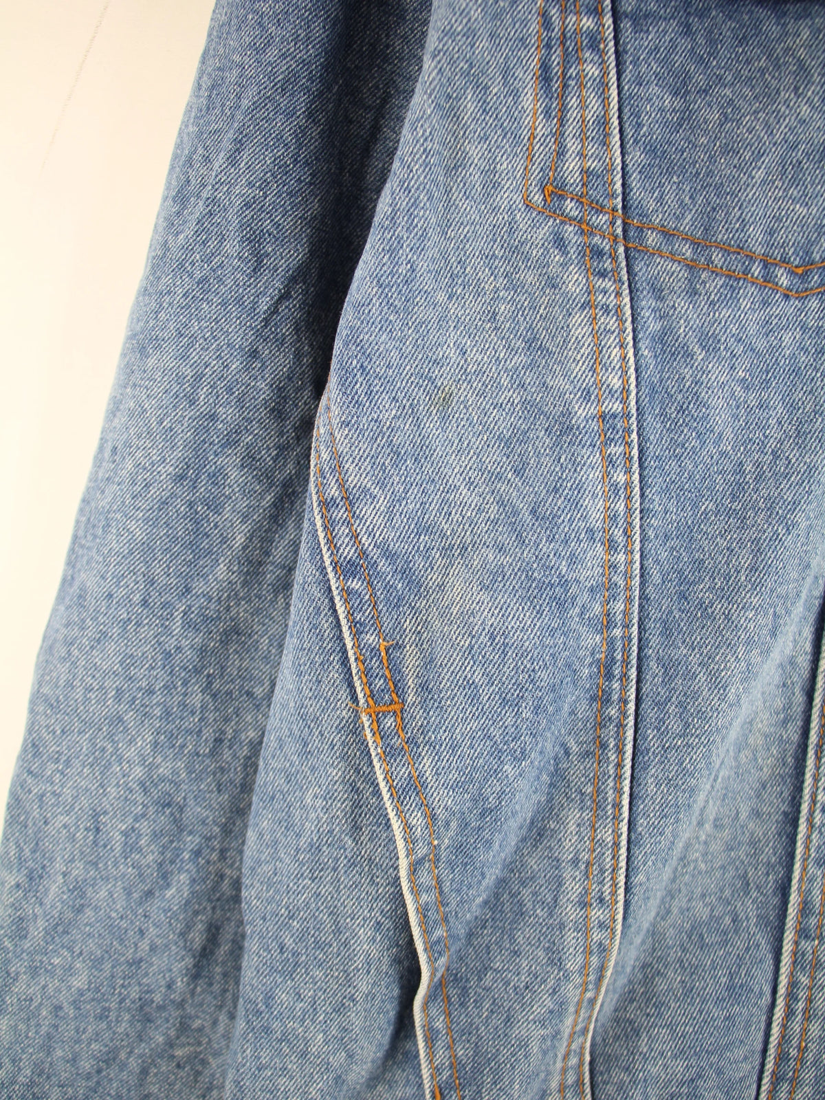 Vintage Jeansjacke Blau L – Etikett
