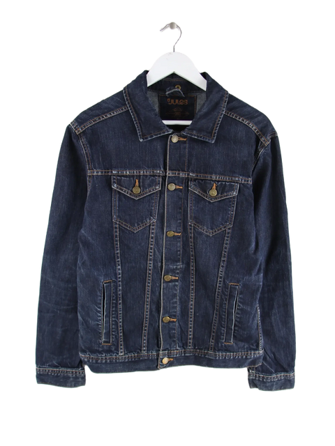 Vintage Jeansjacke Blau M – Vorderseite