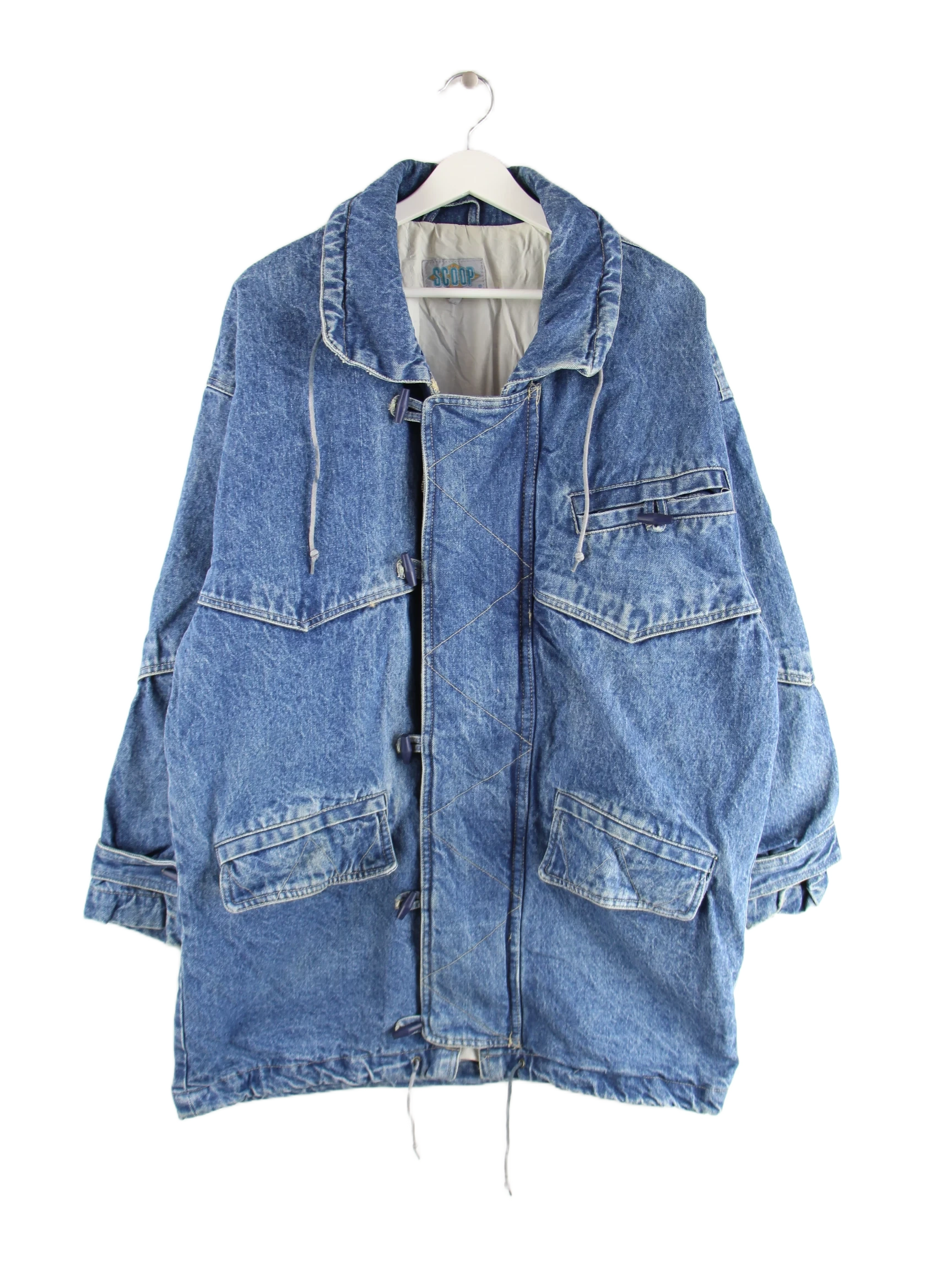 Vintage Jeansjacke Blau XL – Vorderseite