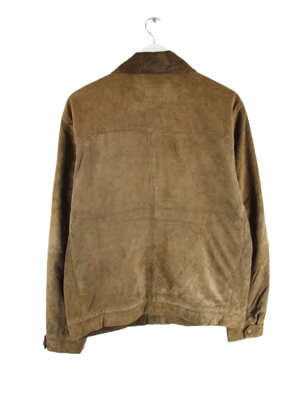 Vintage Lederjacke Braun L – Rückseite