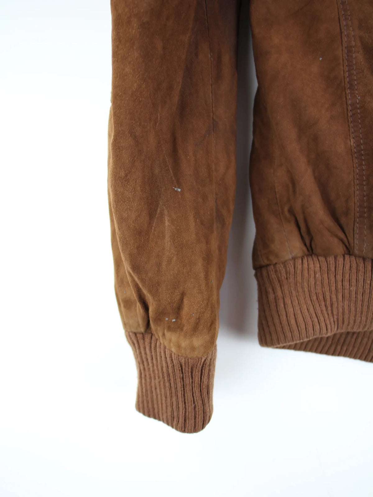 Vintage Lederjacke Braun M – Detailbild 4