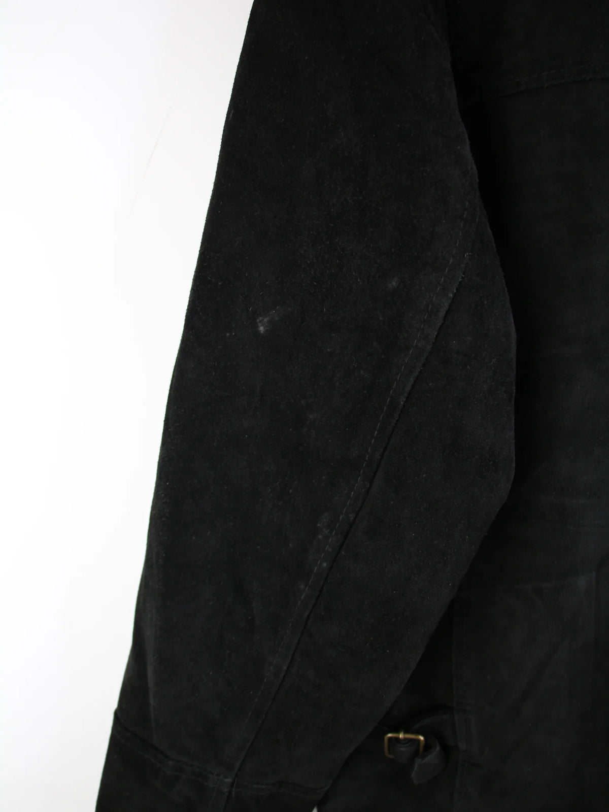 Vintage Lederjacke Schwarz XL – Detailbild 1
