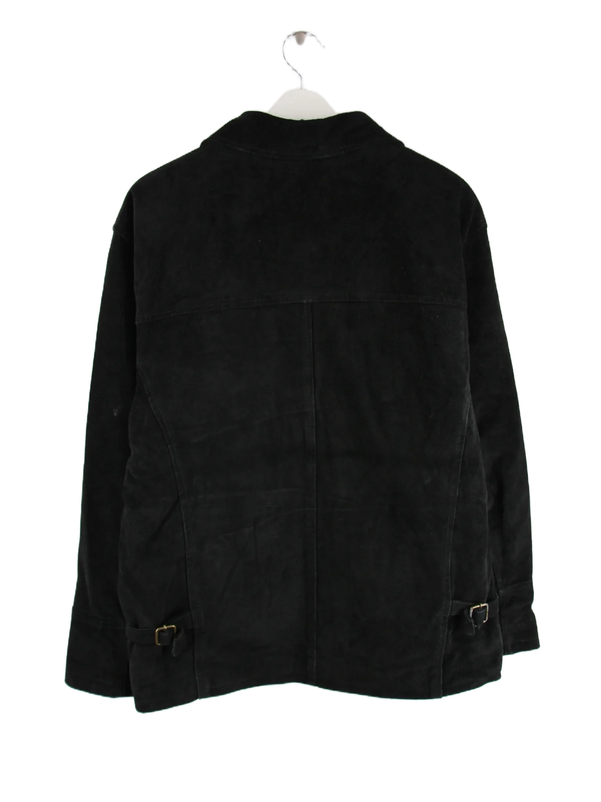 Vintage Lederjacke Schwarz XL – Rückseite