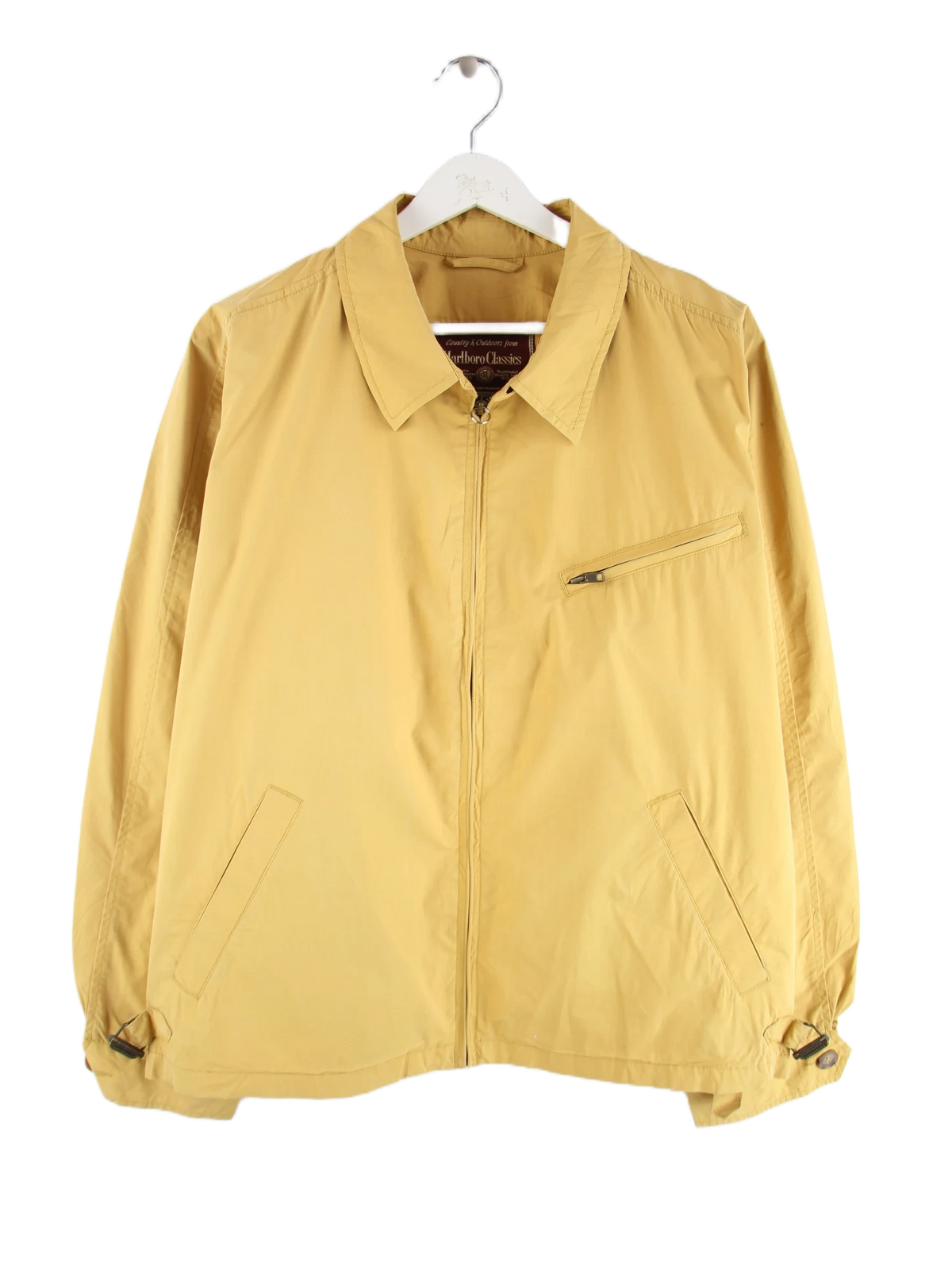 Vintage Leichte Jacke Beige L – Vorderseite