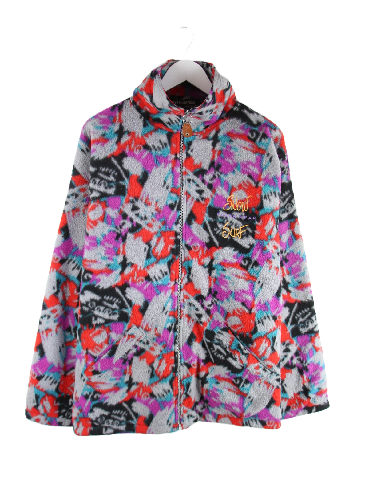 Vintage Leichte Jacke Mehrfarbig XL – Vorderseite