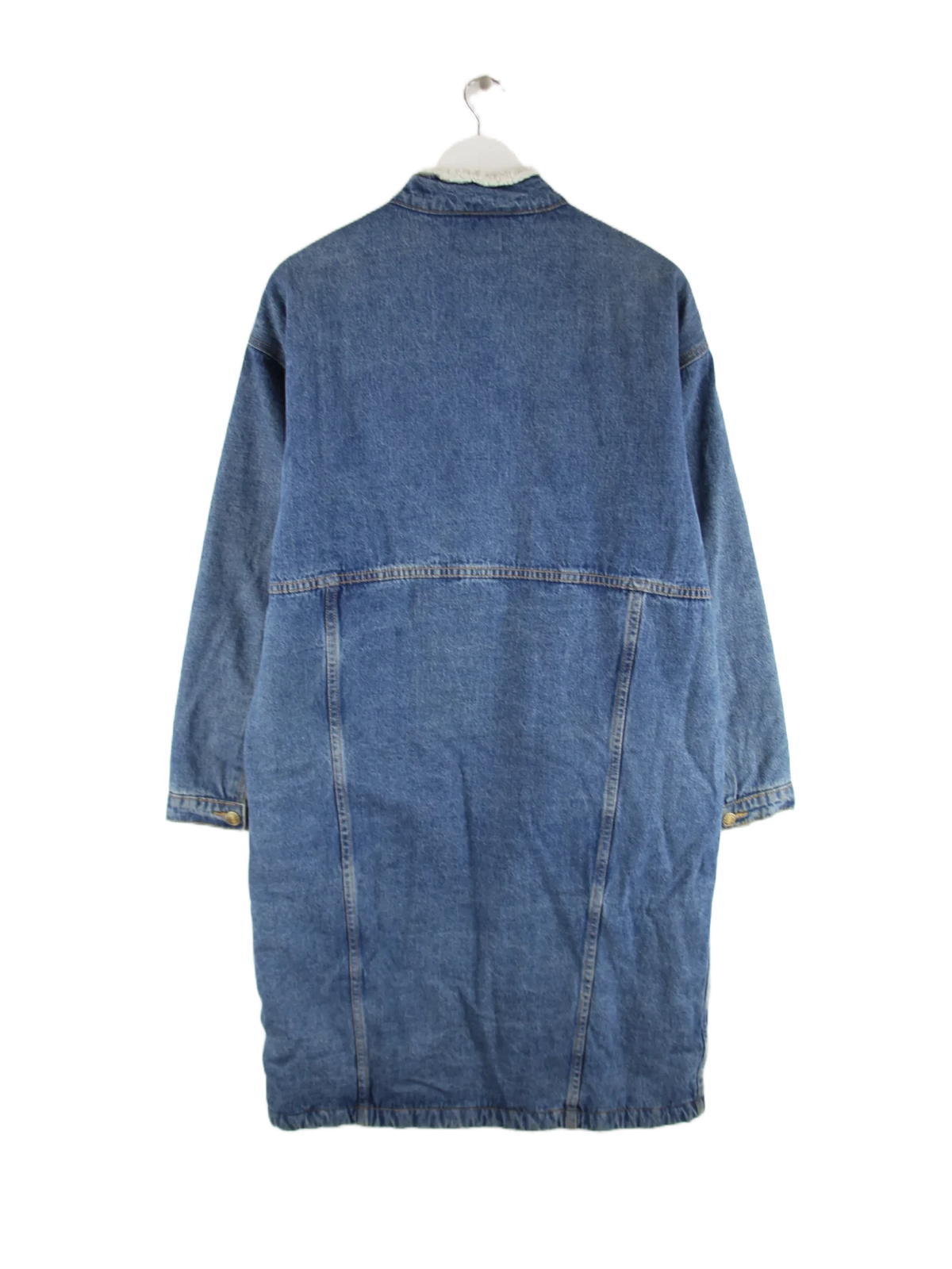 Vintage Mantel Blau M – Rückseite