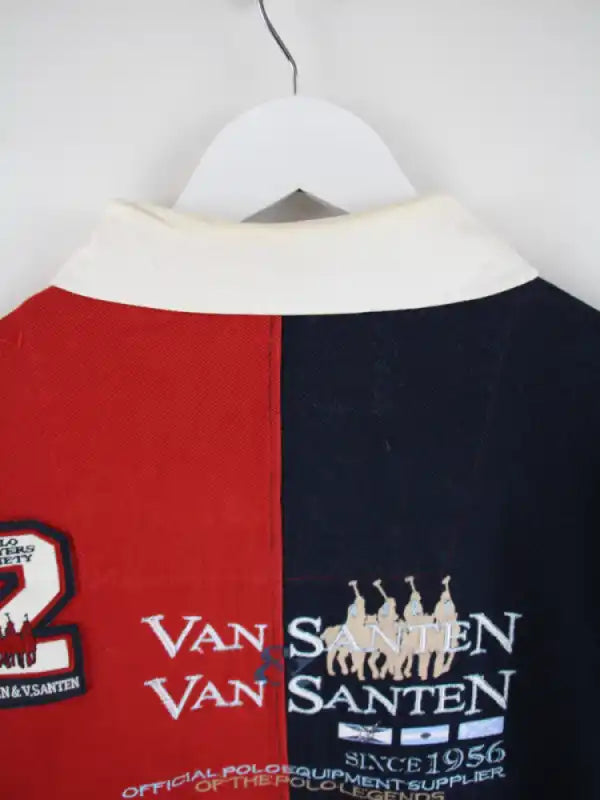 Vintage Polo Rot XXL – Detailbild 1