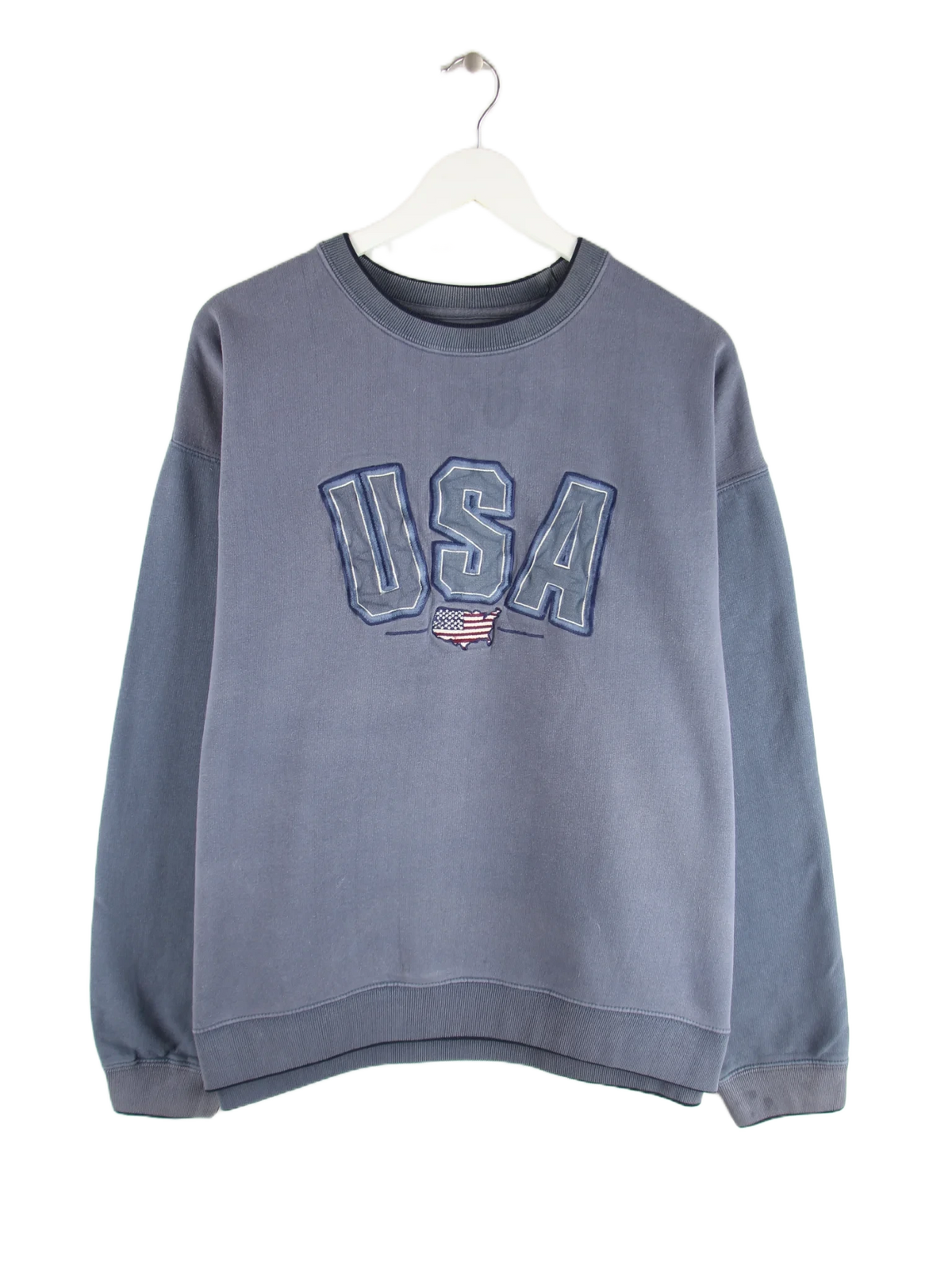 Vintage Sweater Blau XXL – Vorderseite