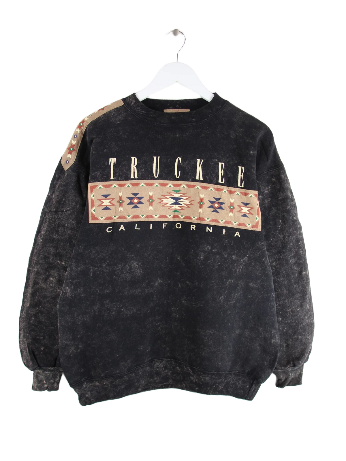 Vintage Sweater Schwarz L – Vorderseite