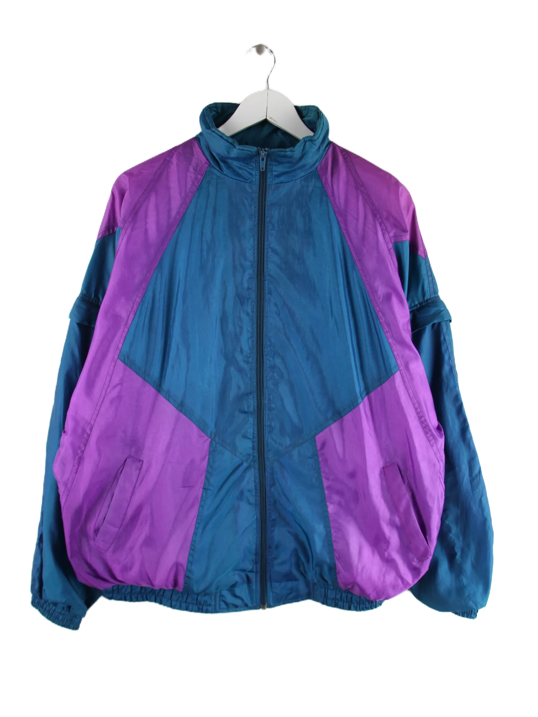 Vintage Trainingsjacke Mehrfarbig XL – Vorderseite