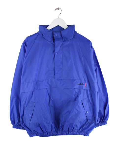 Vintage Windbreaker Blau XL – Vorderseite