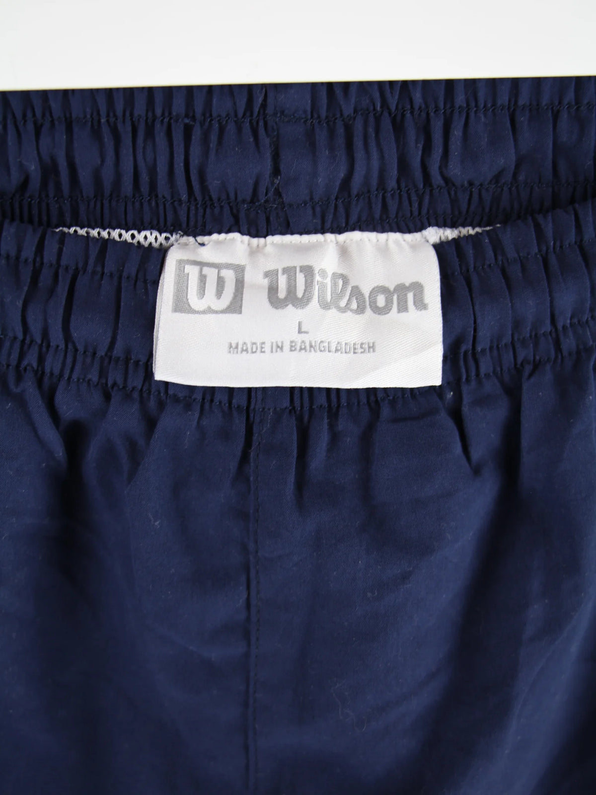 Wilson Track Pants Blau L – Etikett