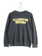 Anvil Clarkston Seniors Print Sweater Grau M (front image)