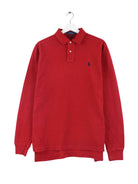 Ralph Lauren Custom Fit Langarm Polo Rot M (front image)