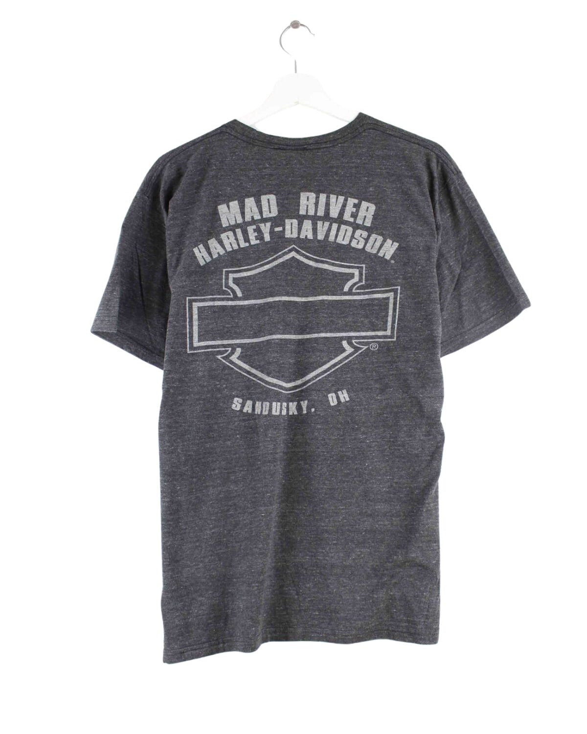 Harley Davidson Sandusky Ohio Print T-Shirt Grau L (back image)