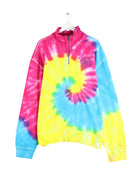 Ralph Lauren Embroidered Tie Dye Half Zip Sweater Mehrfarbig XXL (front image)