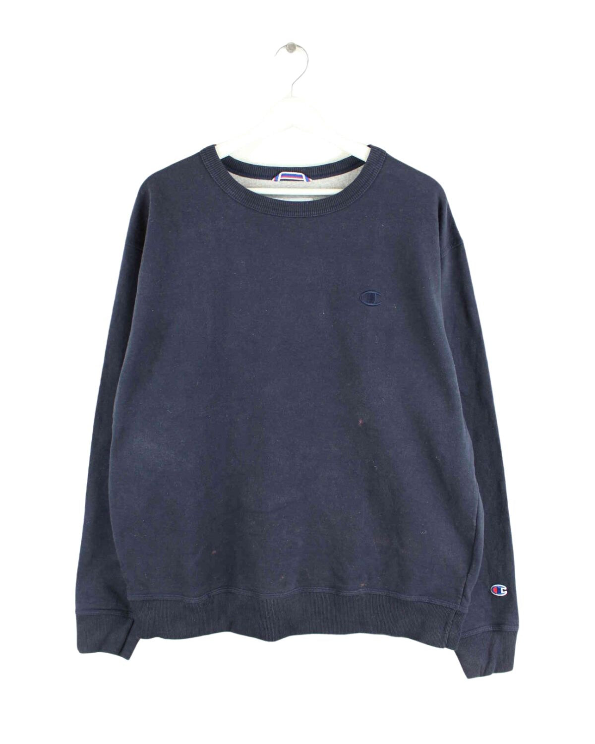 Champion y2k Basic Sweater Blau L (front image)