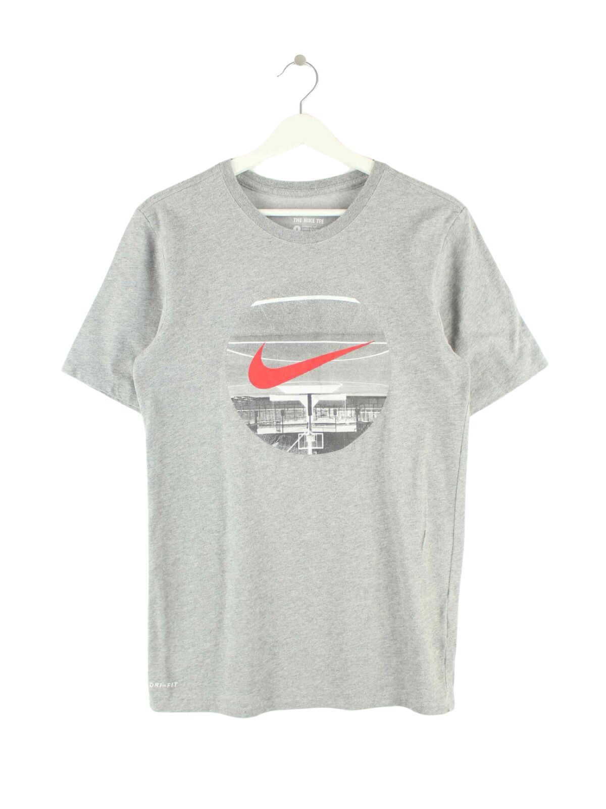 Nike Basketball Print T-Shirt Grau S (front image)