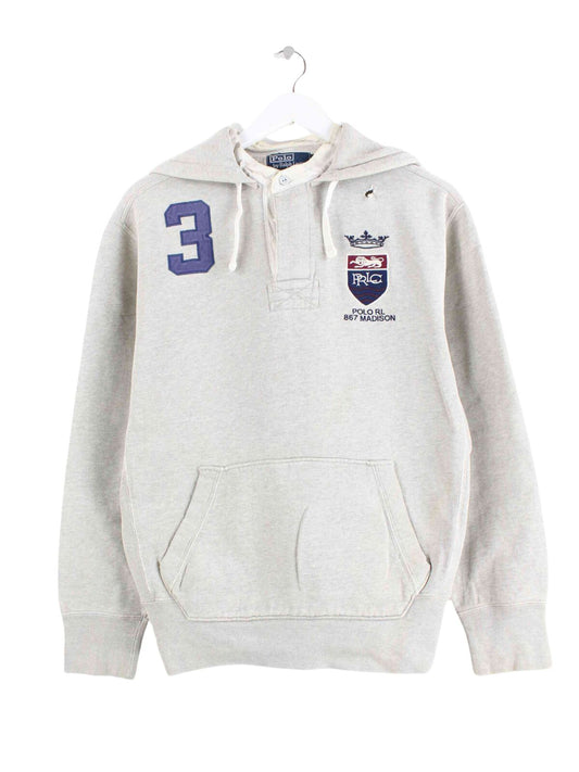 Ralph Lauren Embroidered Hoodie Grau M (front image)