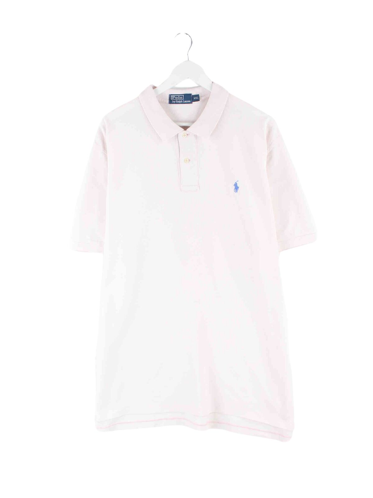 Ralph Lauren 90s Vintage Polo Rosa XXL (front image)