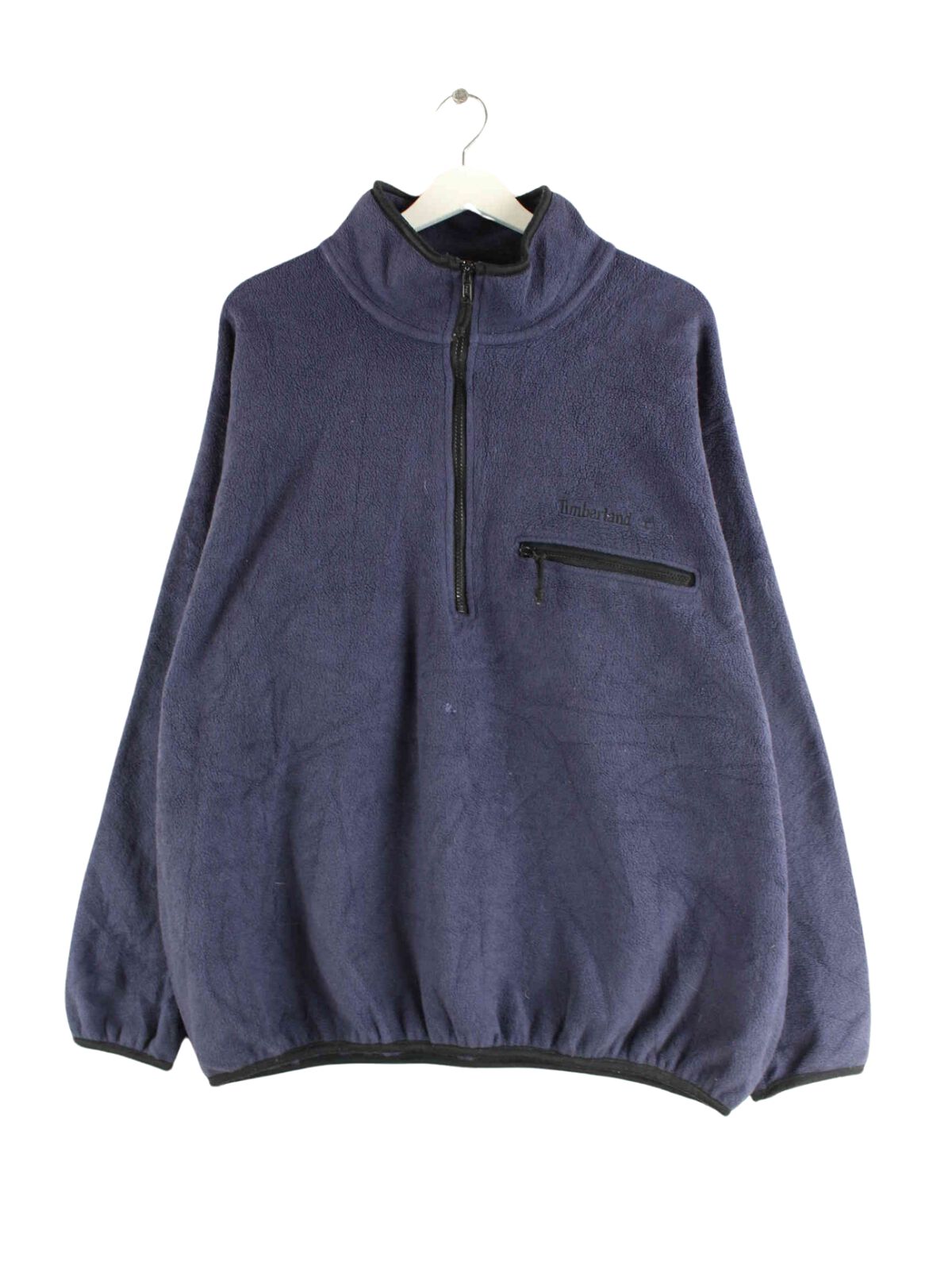 Timberland 90s Fleece Half Zip Sweater Blau L (front image)