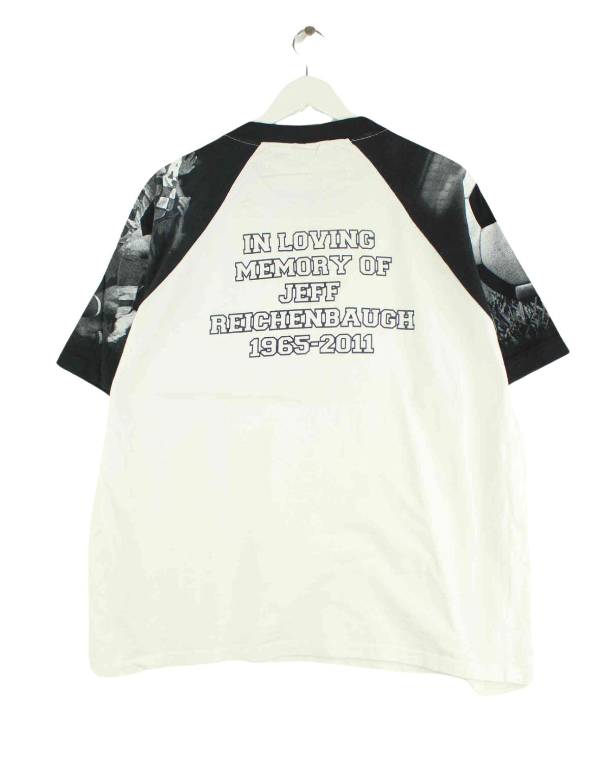 Vintage 2011 Memory Reichenbaugh Print T-Shirt Weiß XL (back image)