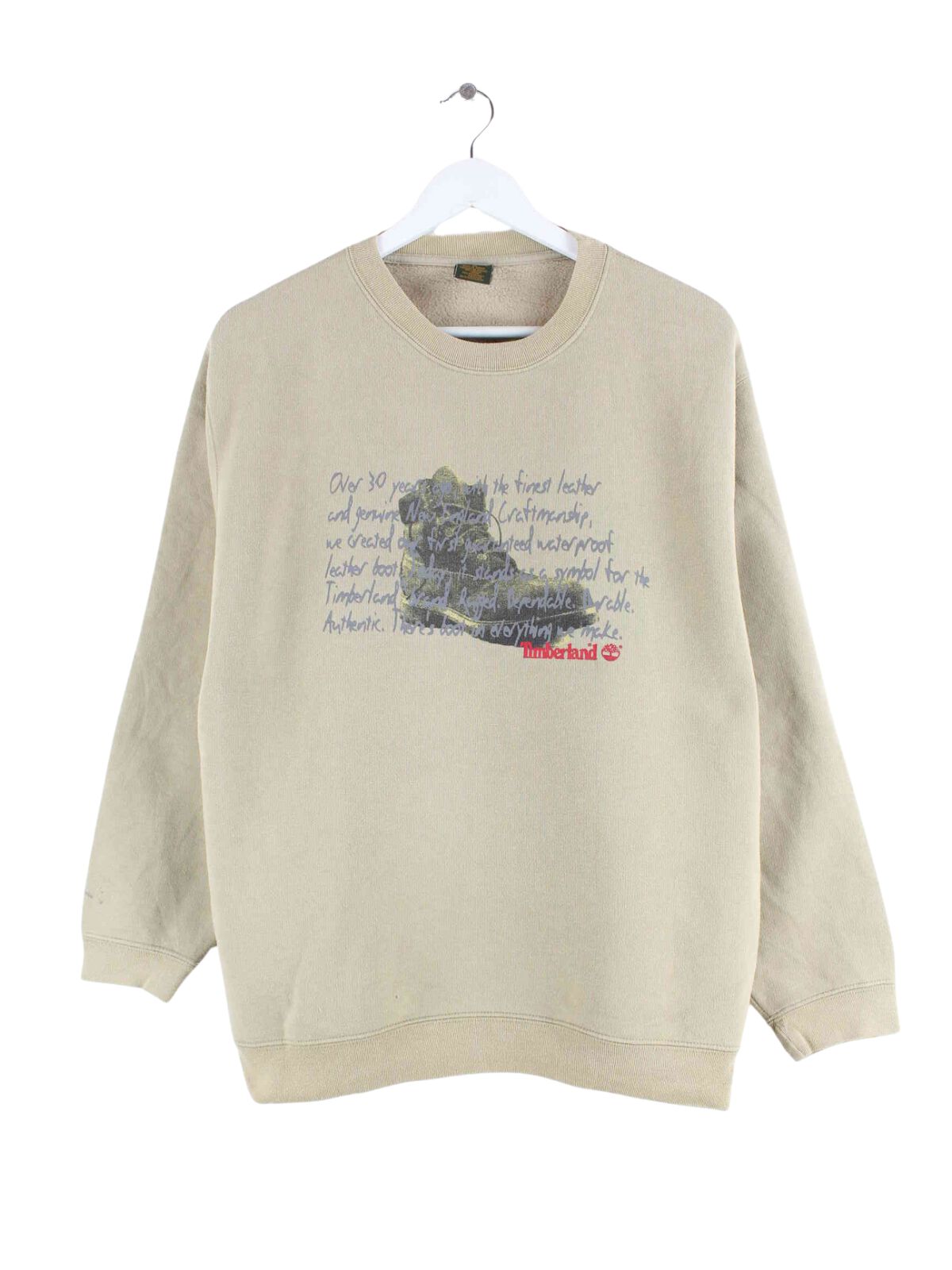 Timberland 90s Vintage Print Sweater Braun M (front image)