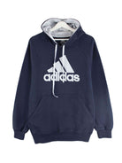 Adidas Embroidered Hoodie Blau S (front image)