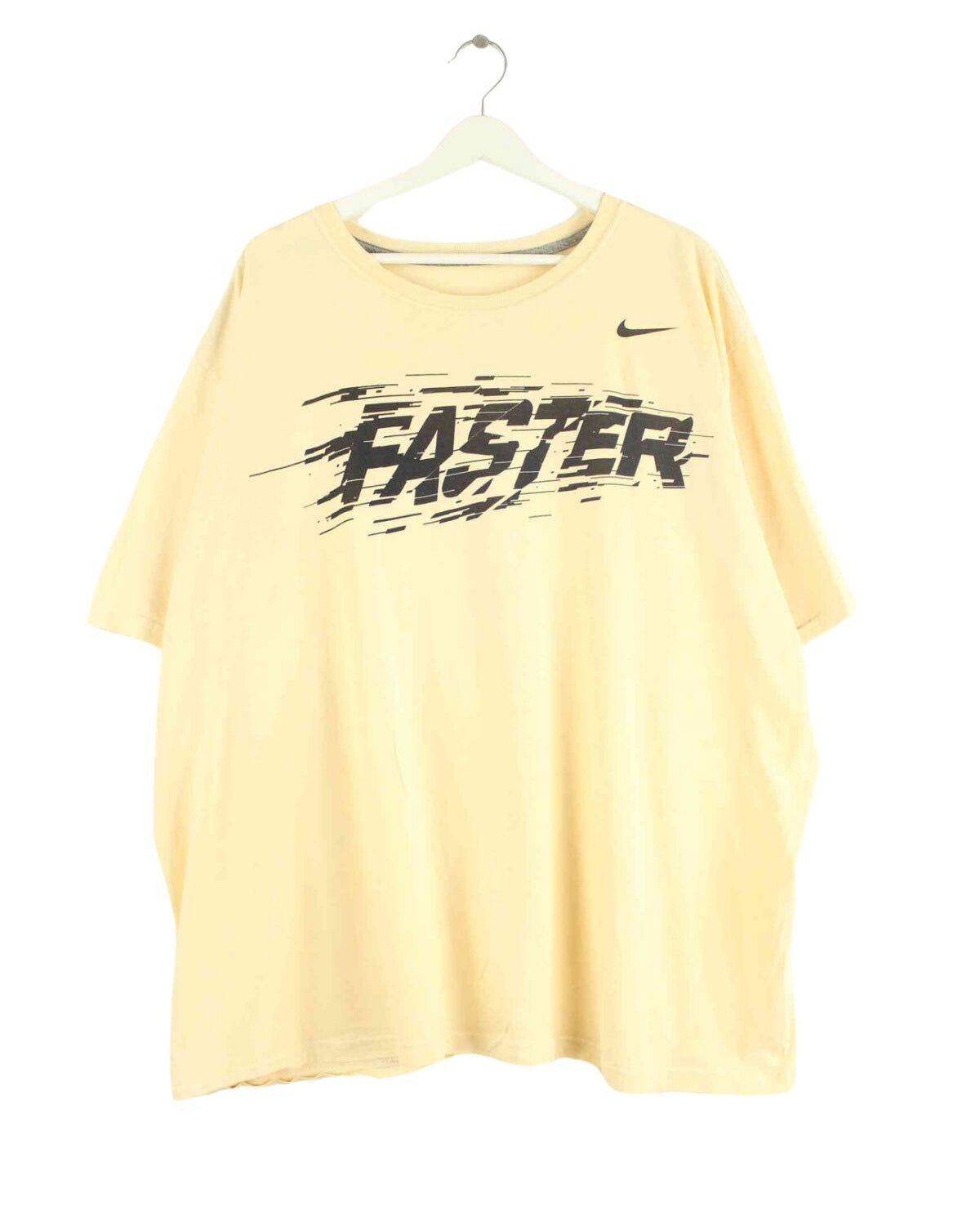 Nike Faster Print T-Shirt Beige 3XL (front image)